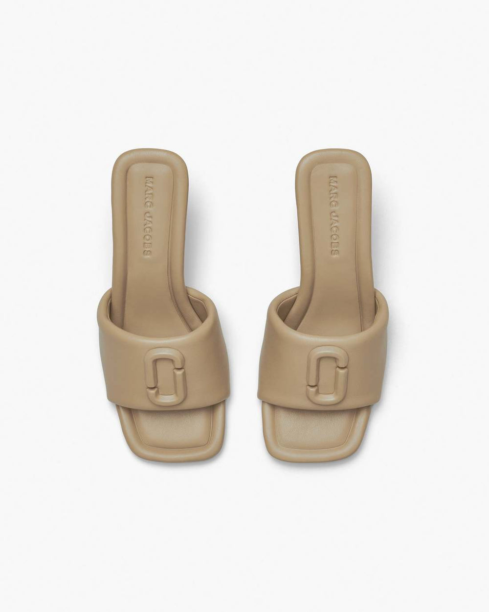 Marc Jacobs The Leather J Marc Heeled Sandal Camel SHOES