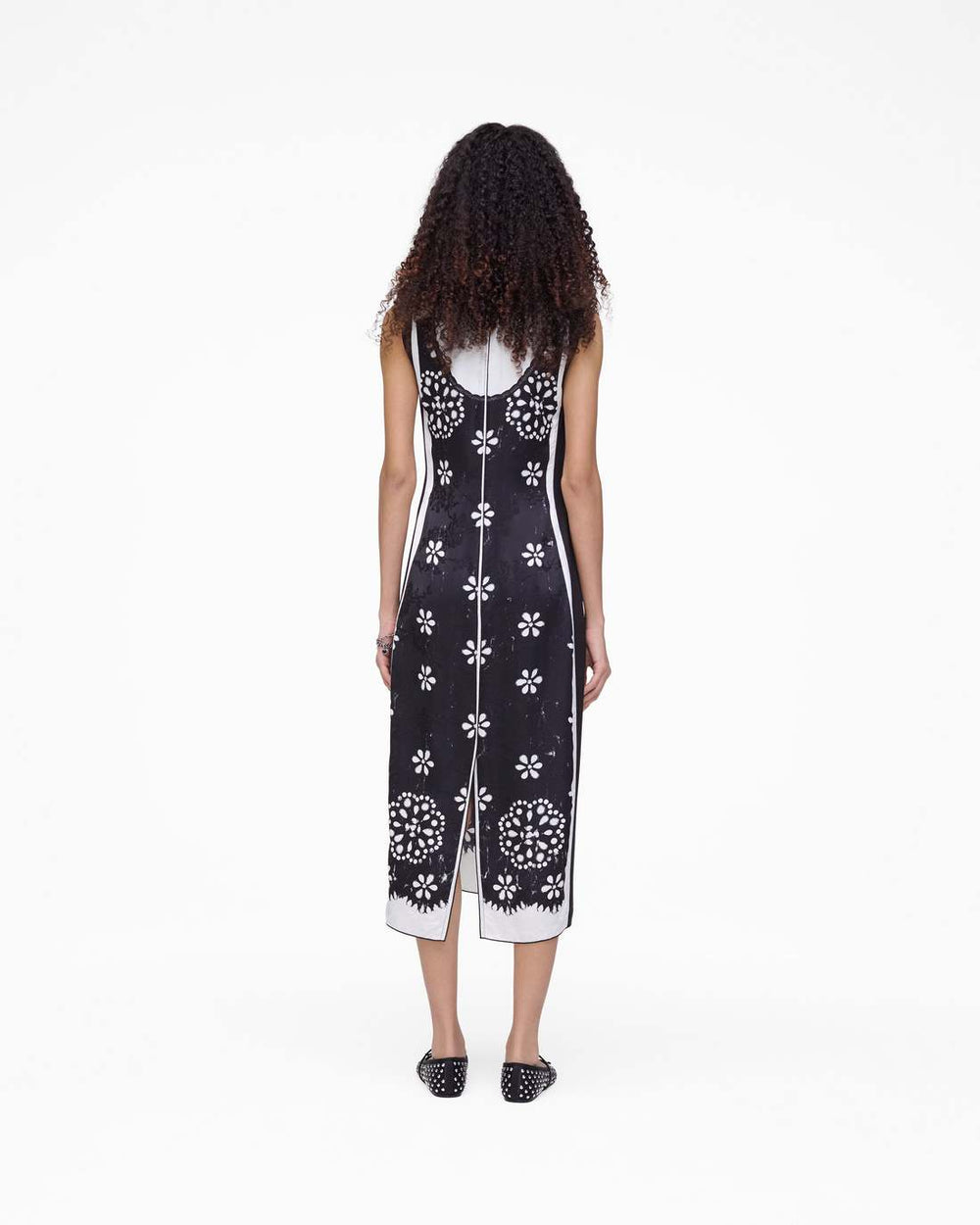 Marc Jacobs Trompe L'Oeil Eyelet Dress Black/White READY TO WEAR|NEW ARRIVALS