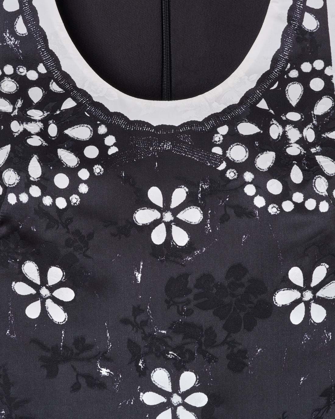 Marc Jacobs Trompe L'Oeil Eyelet Dress Black/White READY TO WEAR|NEW ARRIVALS