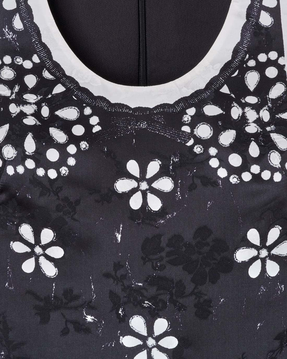 Marc Jacobs Trompe L'Oeil Eyelet Dress Black/White READY TO WEAR|NEW ARRIVALS