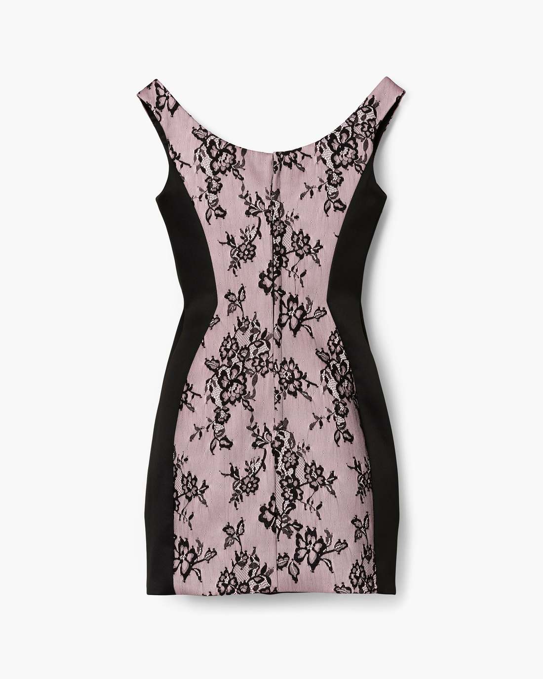 Marc Jacobs Sculpted Lace Shadow Dress Black Multi READY TO WEAR