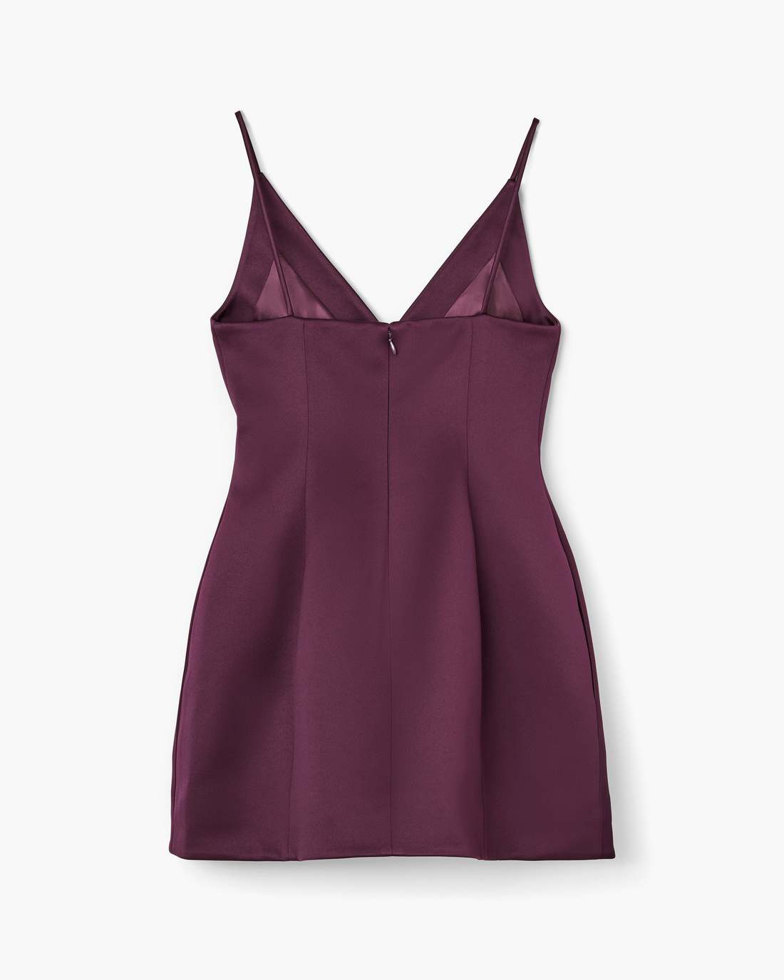 Marc Jacobs Satin Bow Dress Dark Plum READY TO WEAR