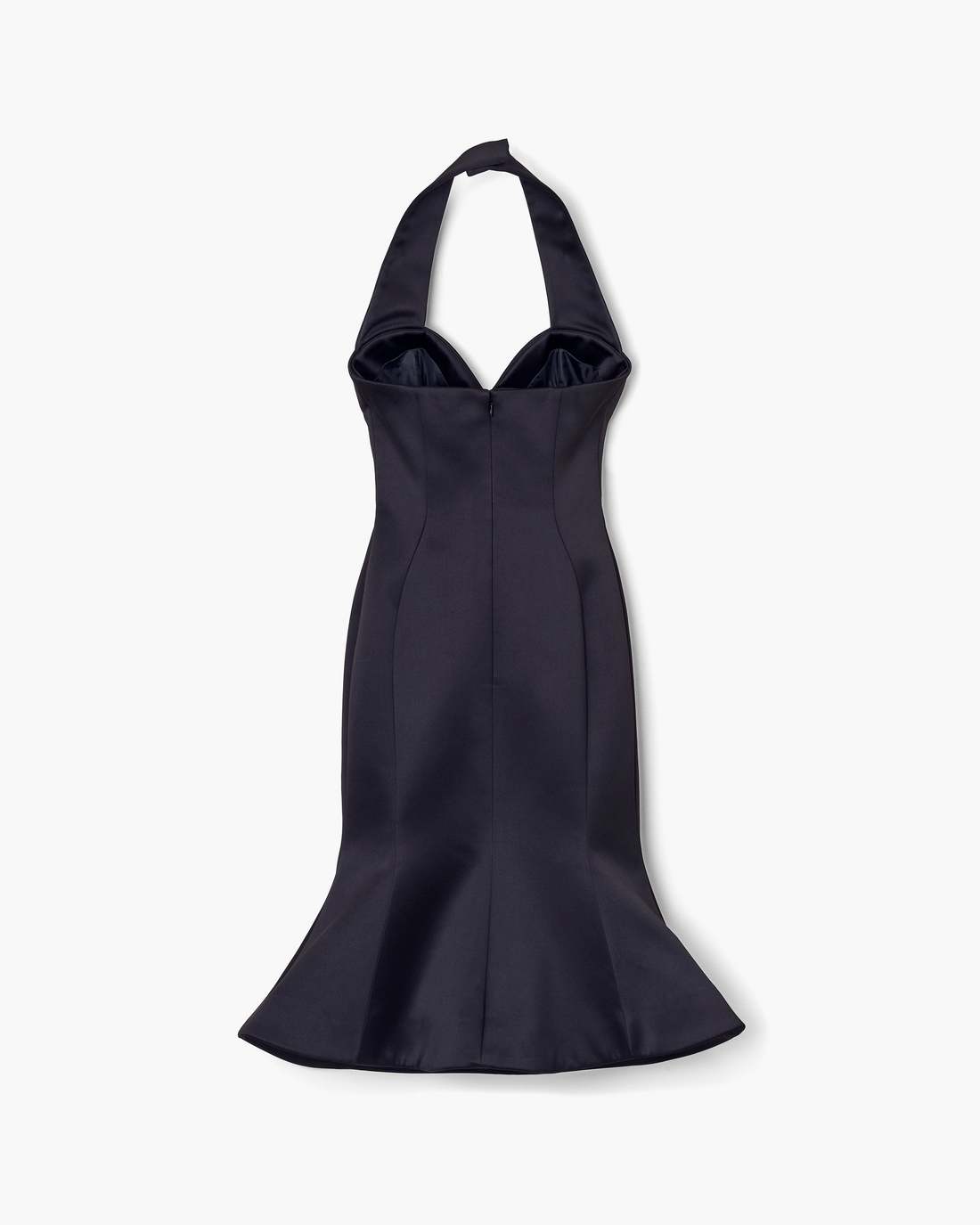 Marc Jacobs Sculpted Satin Halter Dress Black READY TO WEAR|NEW ARRIVALS