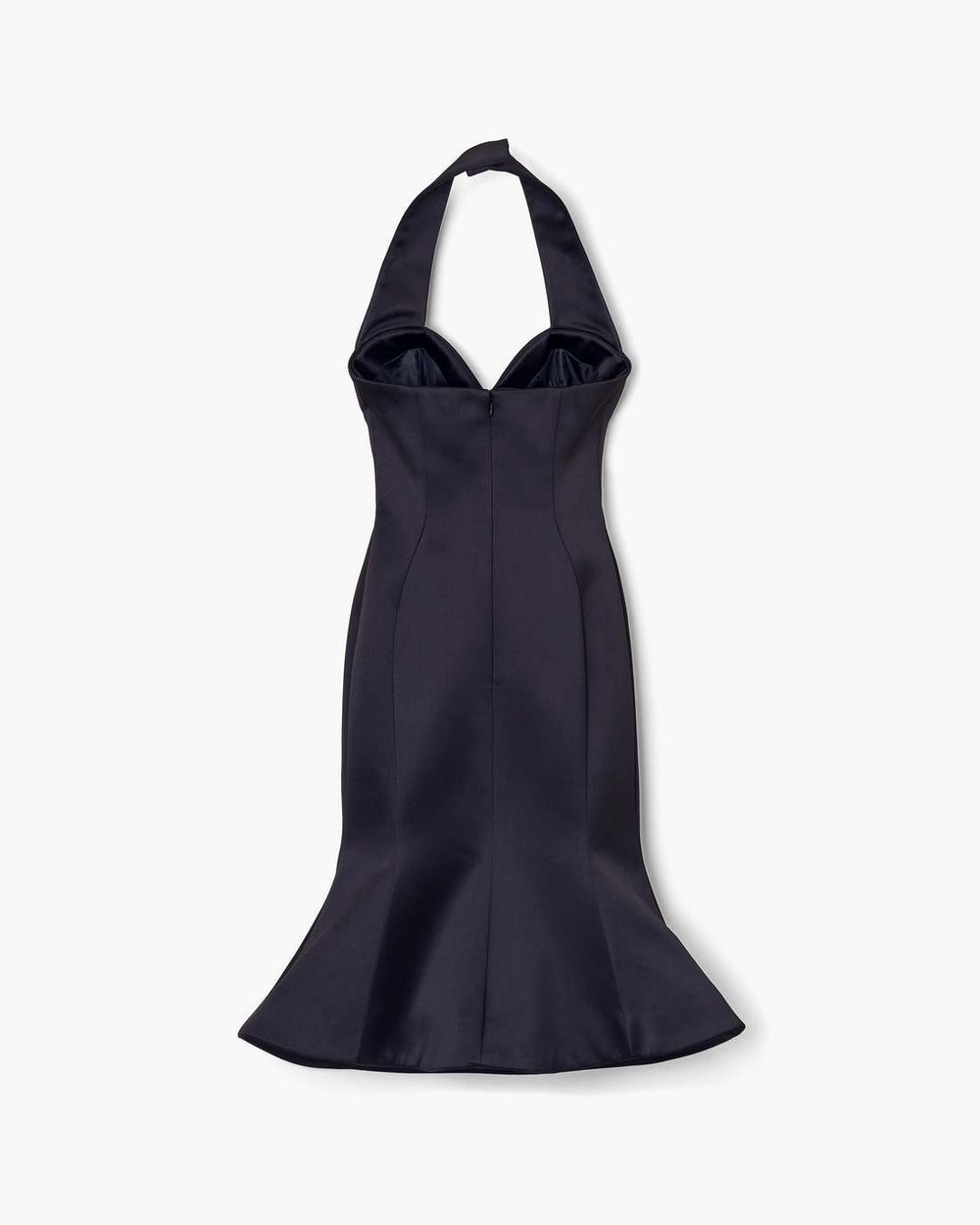 Marc Jacobs Sculpted Satin Halter Dress Black READY TO WEAR|NEW ARRIVALS