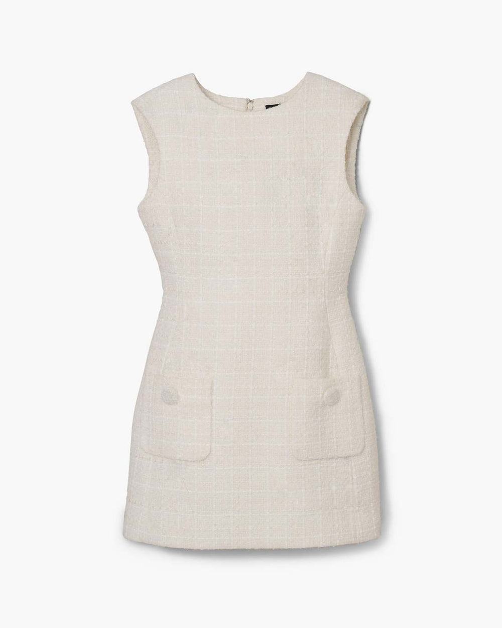 Marc Jacobs Sculptural Tweed Dress Ivory READY TO WEAR