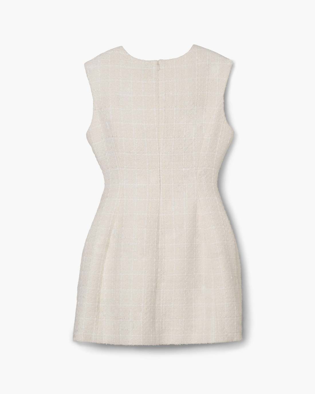 Marc Jacobs Sculptural Tweed Dress Ivory READY TO WEAR