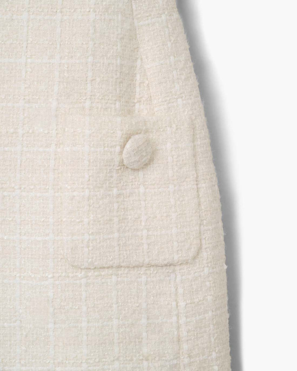 Marc Jacobs Sculptural Tweed Dress Ivory READY TO WEAR