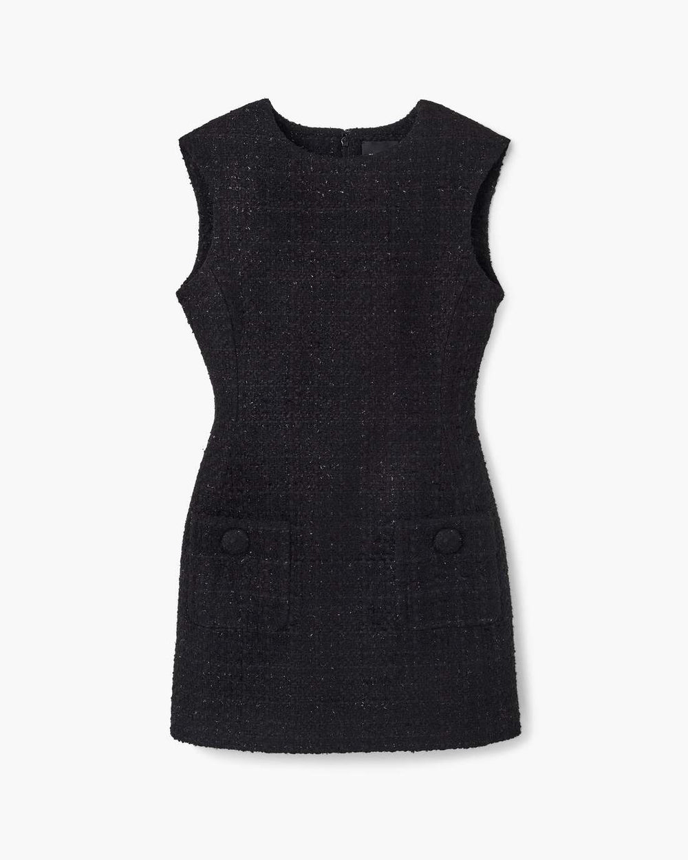 Marc Jacobs Sculptural Tweed Dress Black READY TO WEAR
