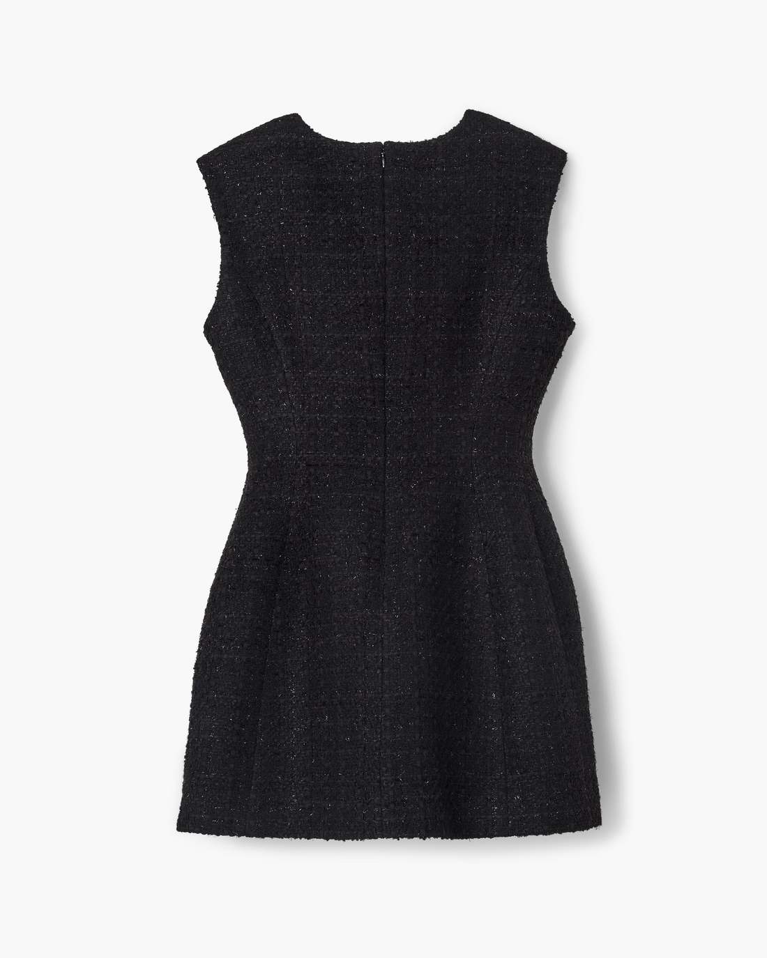 Marc Jacobs Sculptural Tweed Dress Black READY TO WEAR