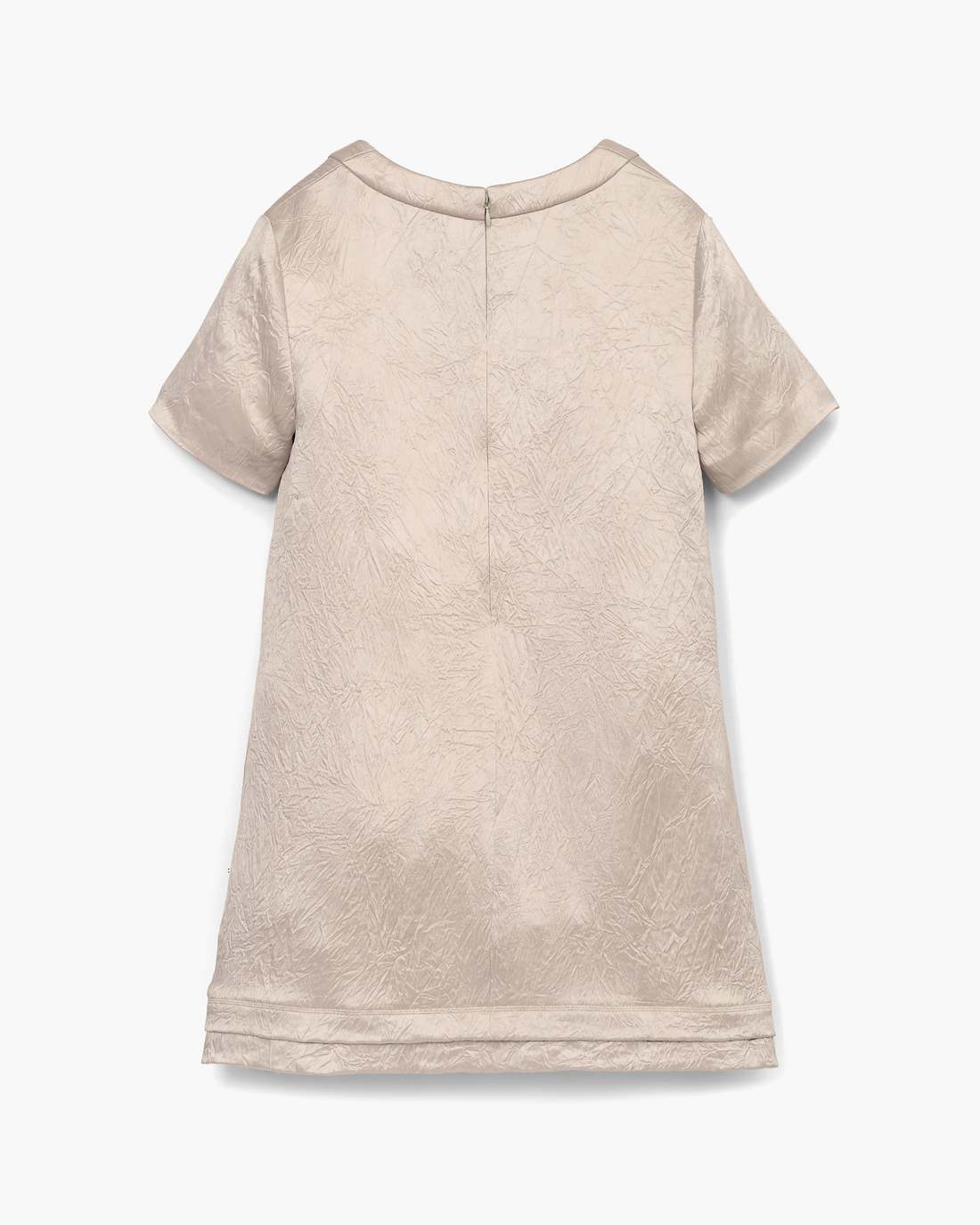 Marc Jacobs Crushed Satin Dress Champagne READY TO WEAR