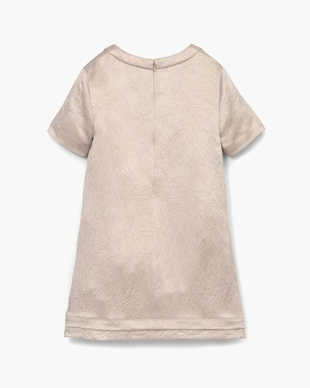 Marc Jacobs Crushed Satin Dress Champagne READY TO WEAR