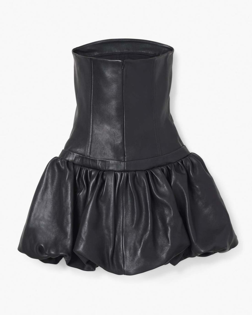 Marc Jacobs The Leather Bubble Dress Black READY TO WEAR