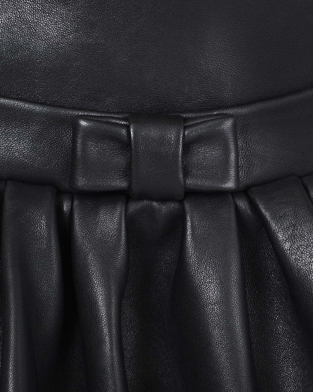 Marc Jacobs The Leather Bubble Dress Black READY TO WEAR