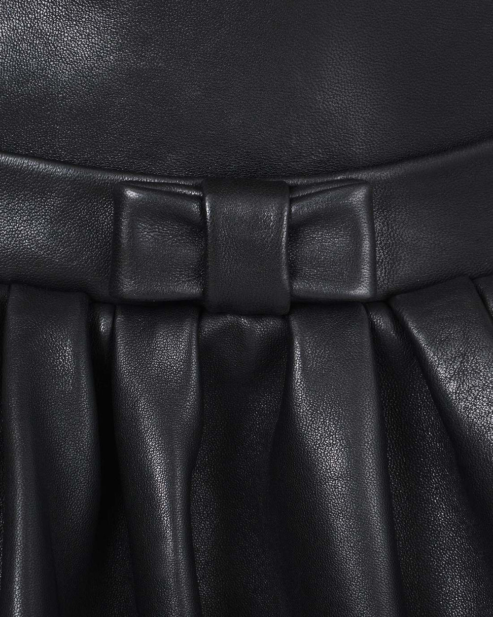 Marc Jacobs The Leather Bubble Dress Black READY TO WEAR
