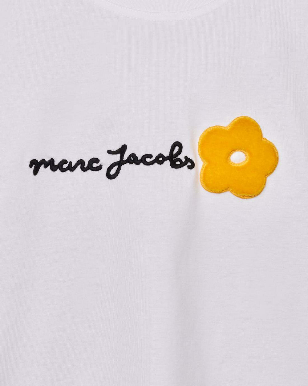 Marc Jacobs Daisy Logo Slim Tee White READY TO WEAR