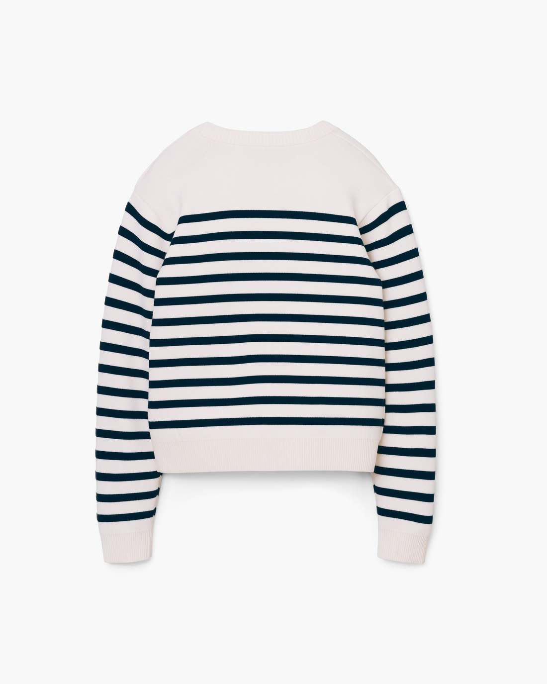 Marc Jacobs Breton Stripe Crewneck White/Navy READY TO WEAR
