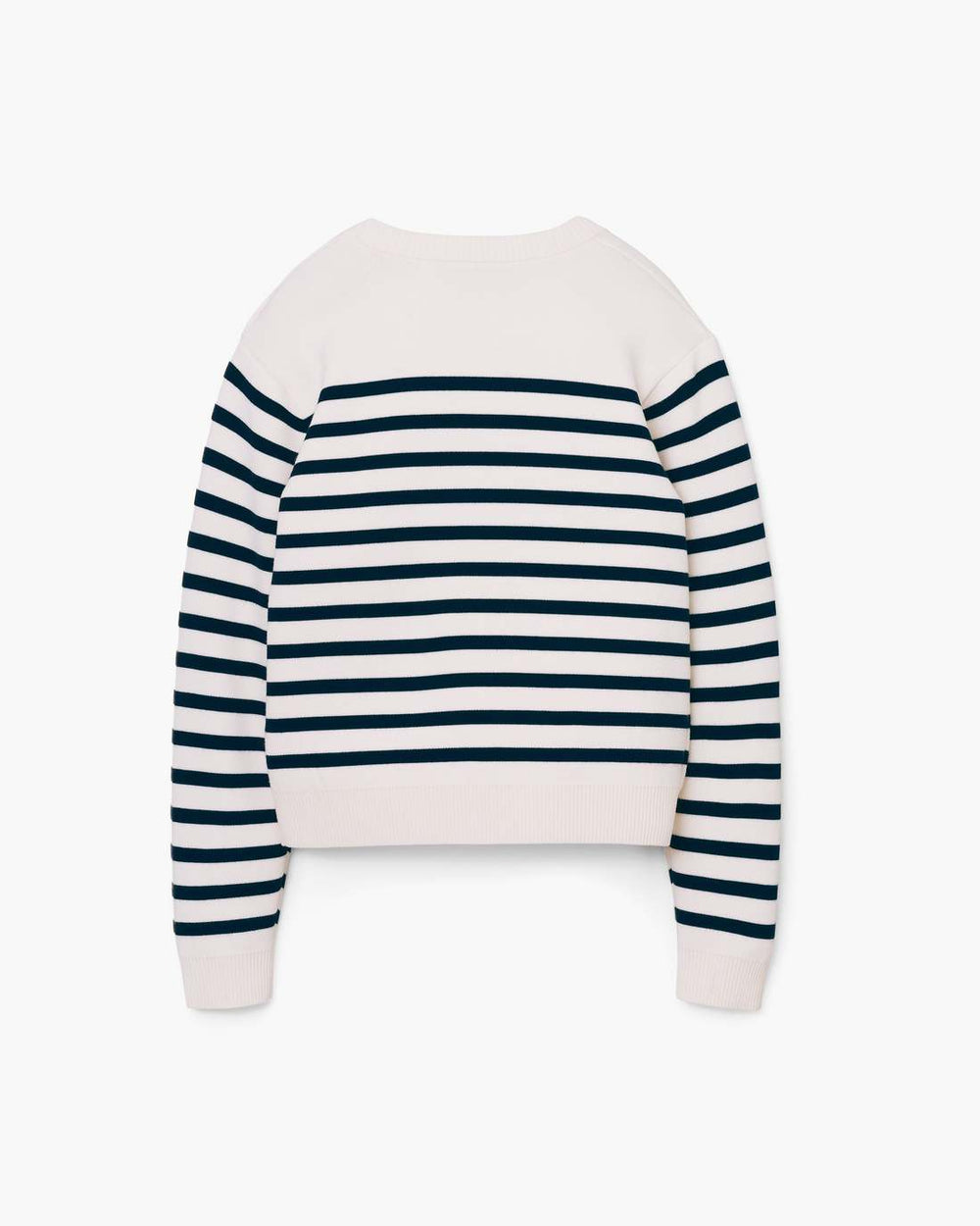 Marc Jacobs Breton Stripe Crewneck White/Navy READY TO WEAR