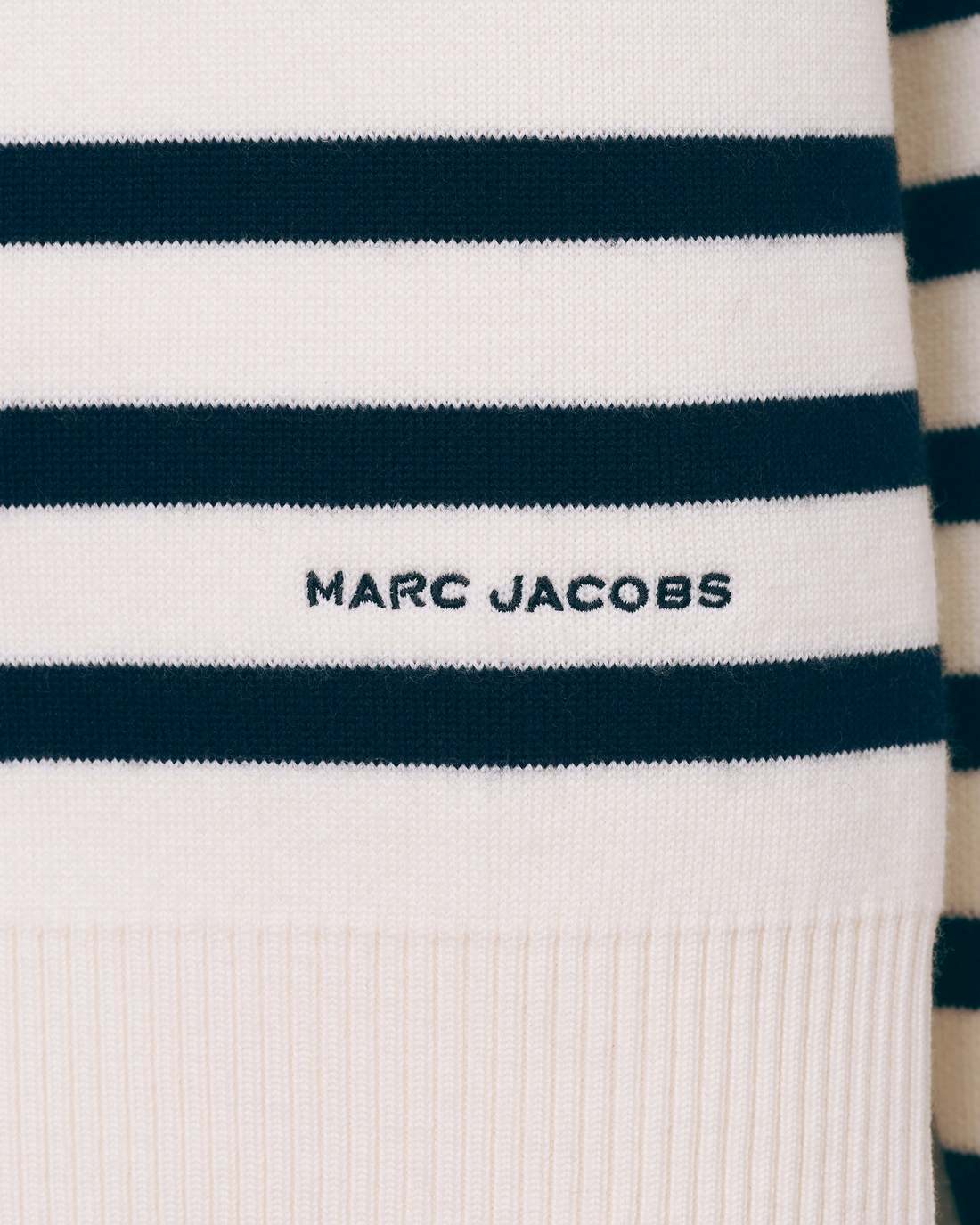 Marc Jacobs Breton Stripe Crewneck White/Navy READY TO WEAR