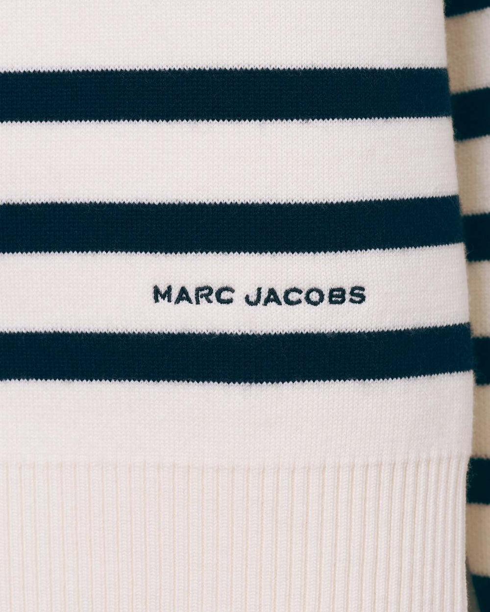 Marc Jacobs Breton Stripe Crewneck White/Navy READY TO WEAR