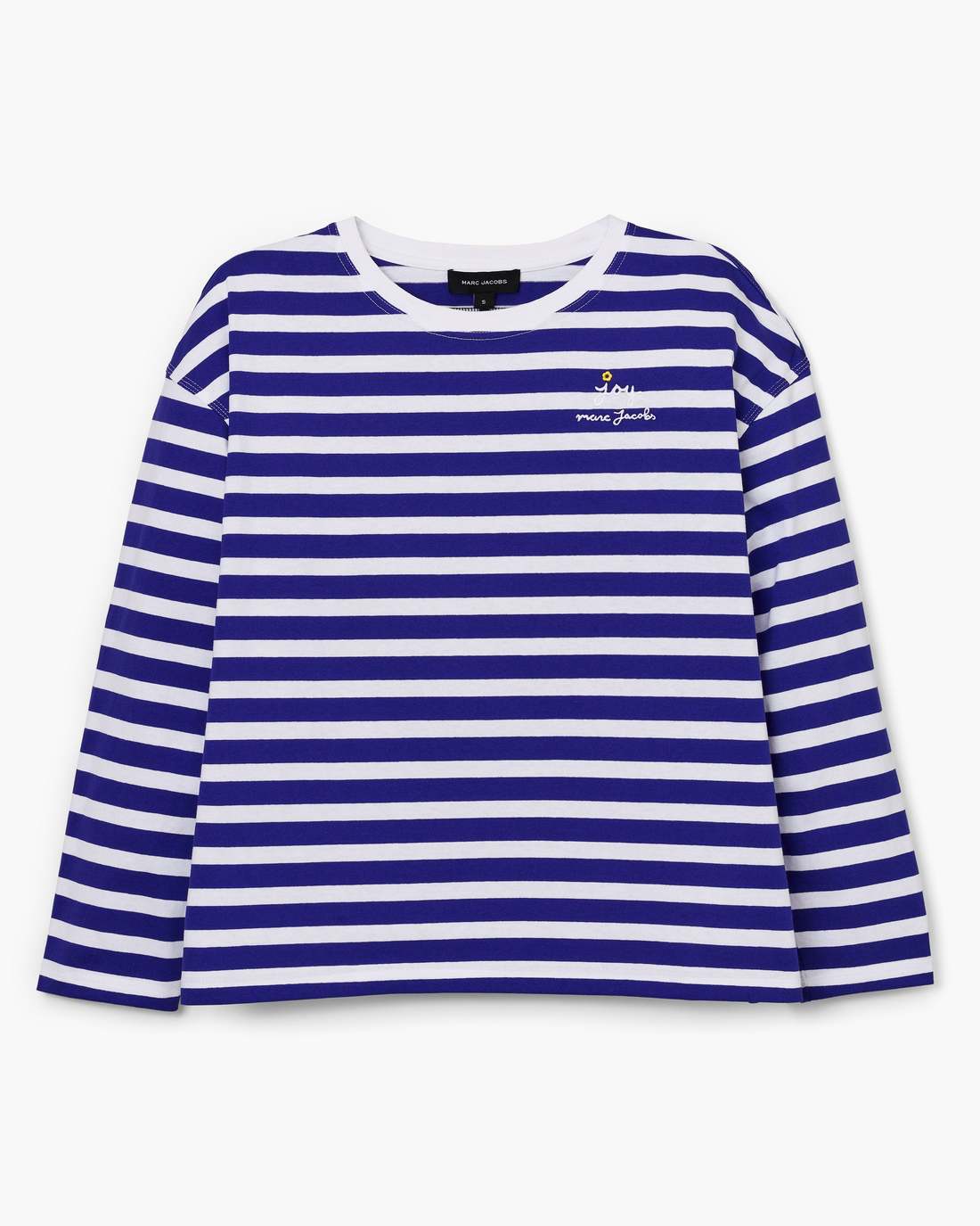 Marc Jacobs Daisy Striped Longsleeve Pansy/White READY TO WEAR