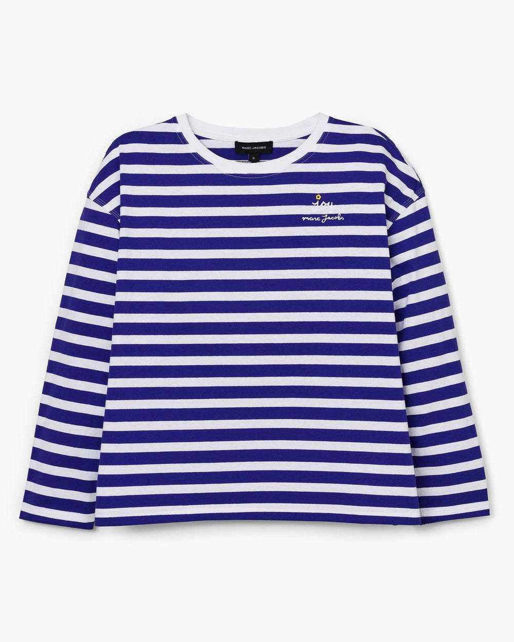 Marc Jacobs Daisy Striped Longsleeve Pansy/White READY TO WEAR