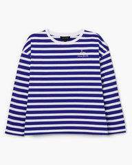 Marc Jacobs Daisy Striped Longsleeve Pansy/White READY TO WEAR