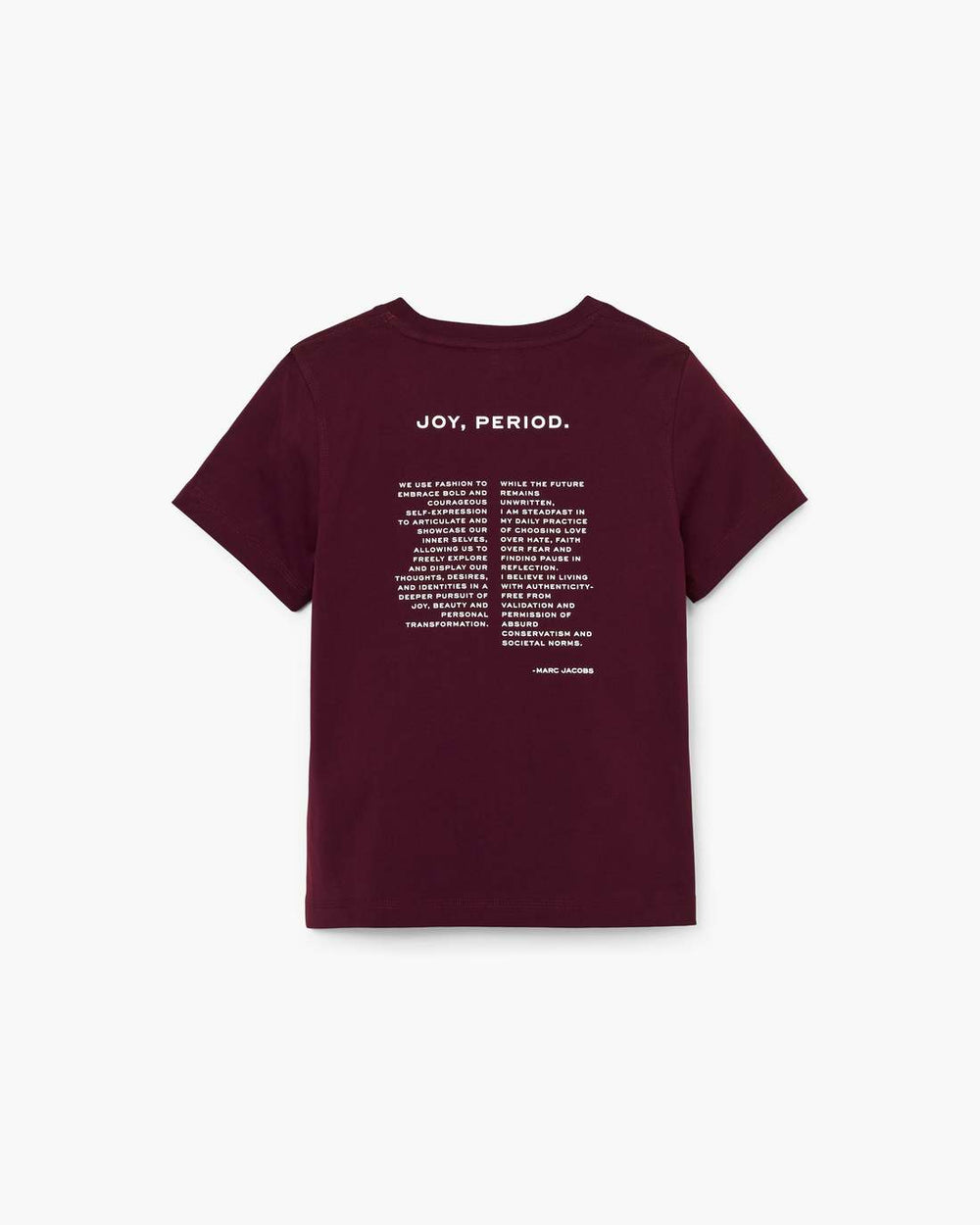Marc Jacobs Joy. Slim Tee Dark Plum READY TO WEAR