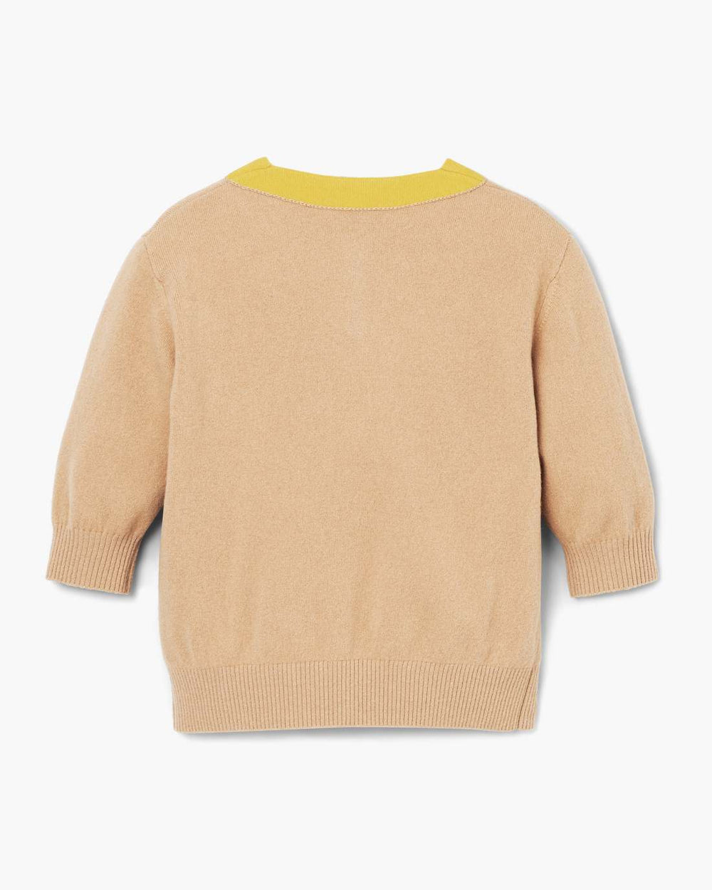 Marc Jacobs Trompe L'Oeil Knit Polo Camel READY TO WEAR
