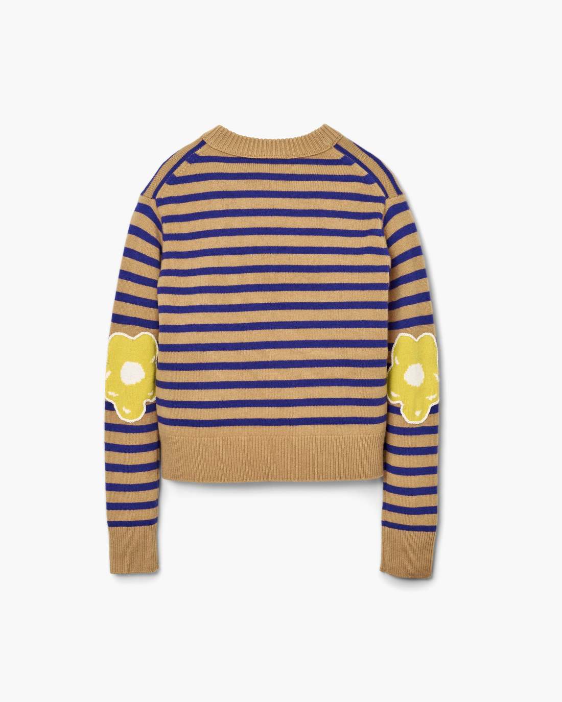 Marc Jacobs Joy Striped Crewneck Camel/Pansy READY TO WEAR