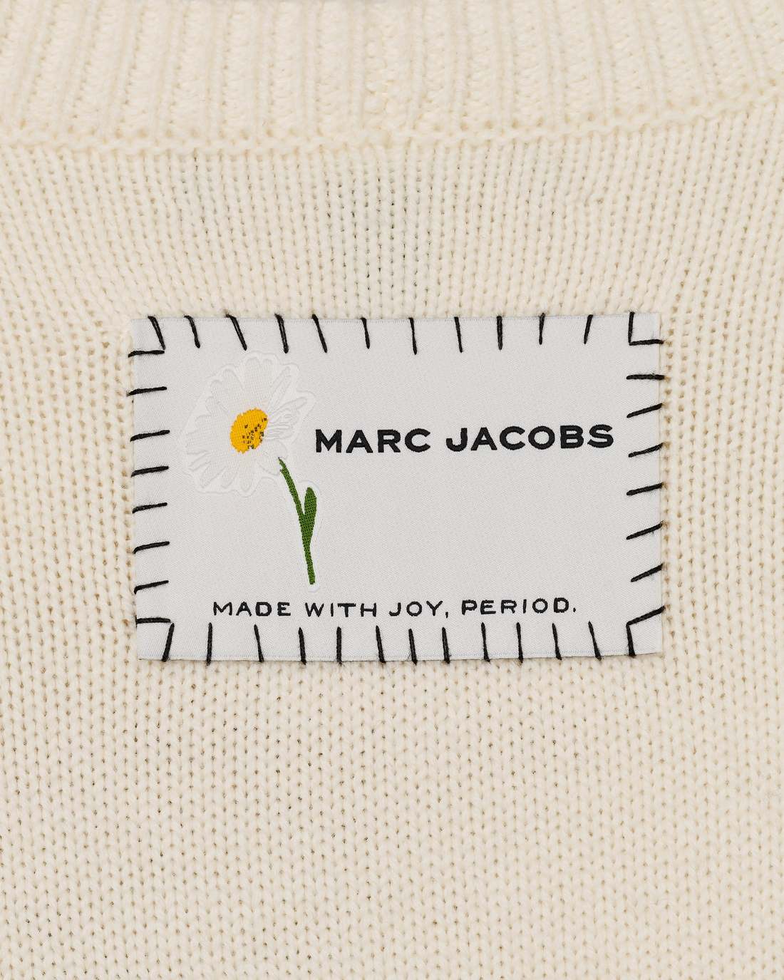 Marc Jacobs Marc Is Joy Jacquard Crewneck Ivory READY TO WEAR|NEW ARRIVALS