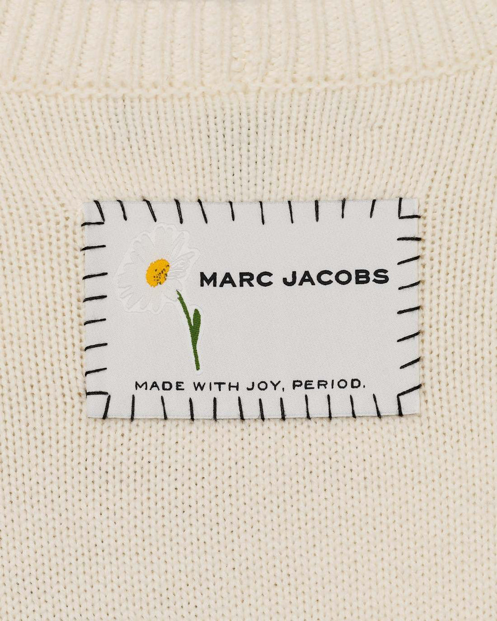 Marc Jacobs Marc Is Joy Jacquard Crewneck Ivory READY TO WEAR|NEW ARRIVALS