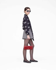 Marc Jacobs Trompe L'Oeil Eyelet Bow Blouse Black/White READY TO WEAR