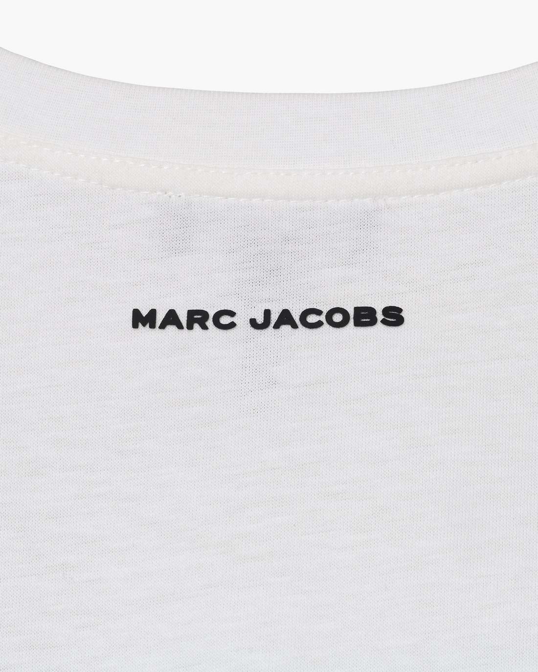 Marc Jacobs Trompe L'Oeil Eyelet Slim Tee White Multi READY TO WEAR
