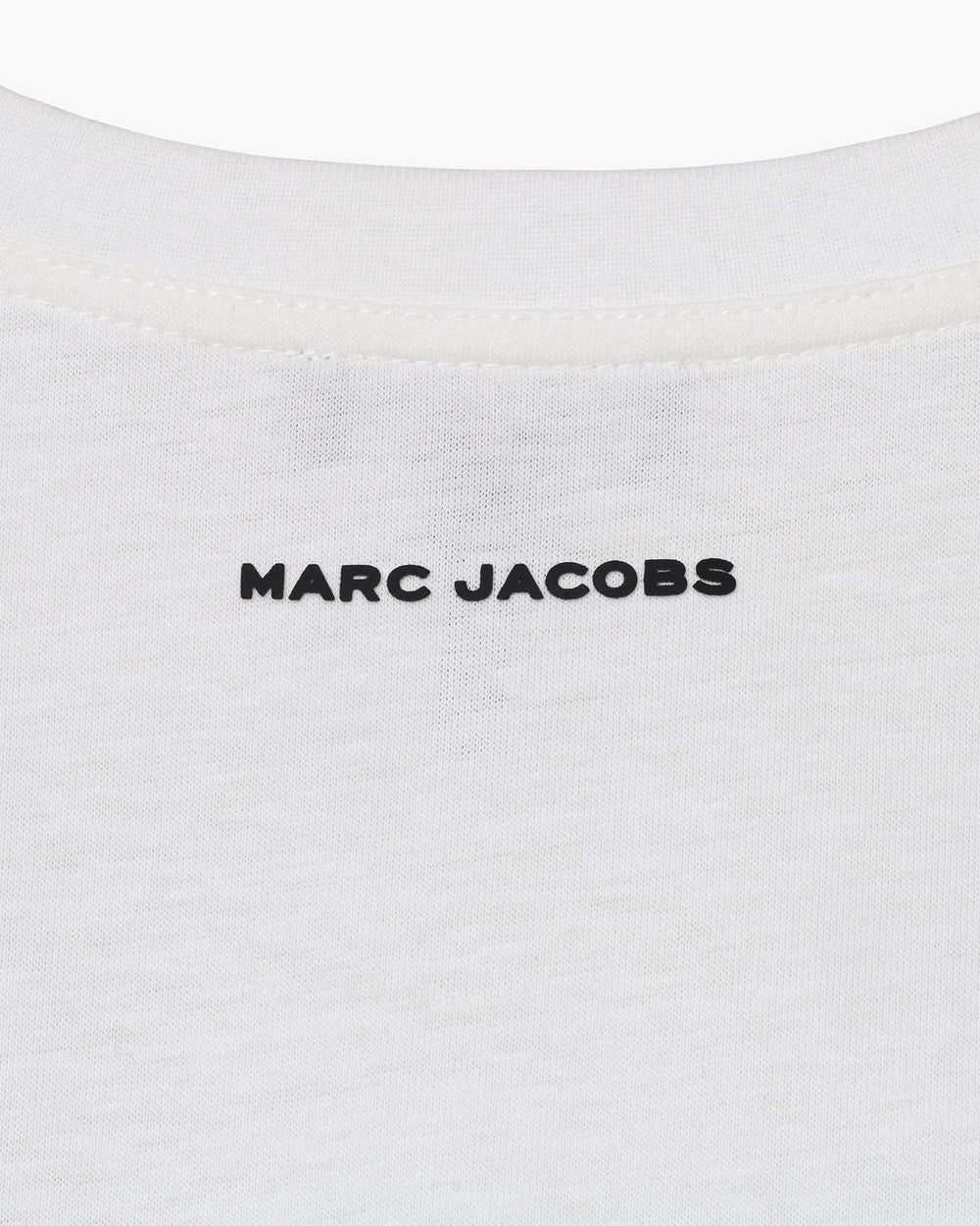 Marc Jacobs Trompe L'Oeil Eyelet Slim Tee White Multi READY TO WEAR