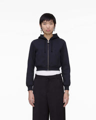Marc Jacobs Charm Cropped Hoodie Black READY TO WEAR