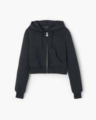 Marc Jacobs Charm Cropped Hoodie Black READY TO WEAR