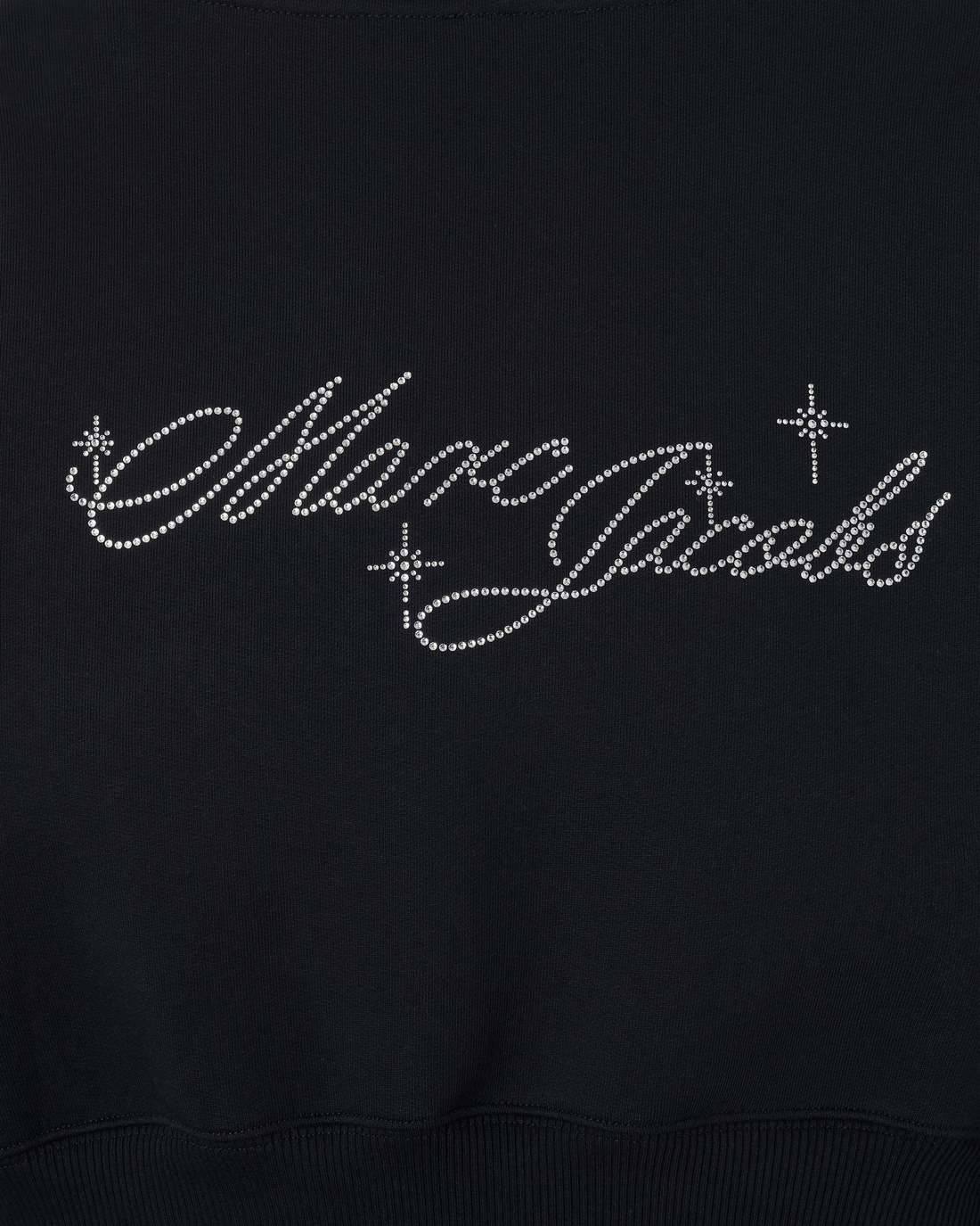 Marc Jacobs Charm Cropped Hoodie Black READY TO WEAR