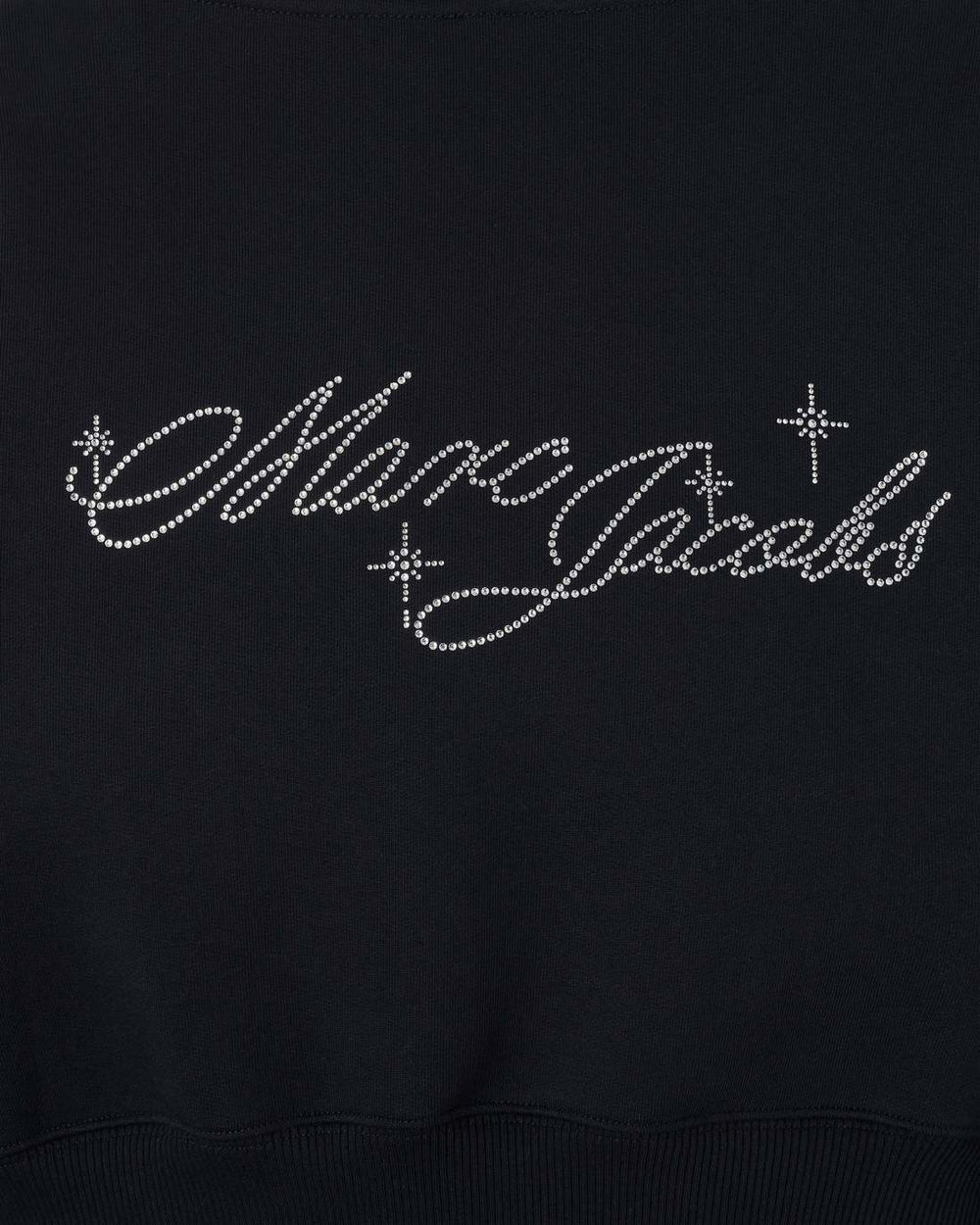 Marc Jacobs Charm Cropped Hoodie Black READY TO WEAR
