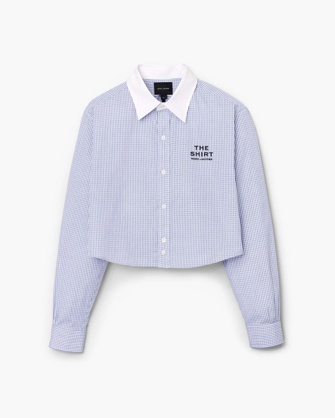 Marc Jacobs The Cropped Femme Shirt Blue Multi READY TO WEAR