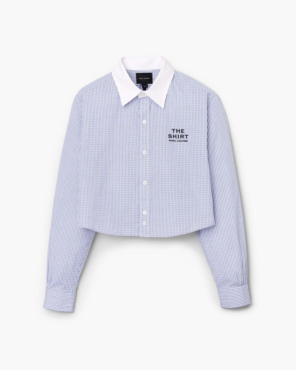 Marc Jacobs The Cropped Femme Shirt Blue Multi READY TO WEAR