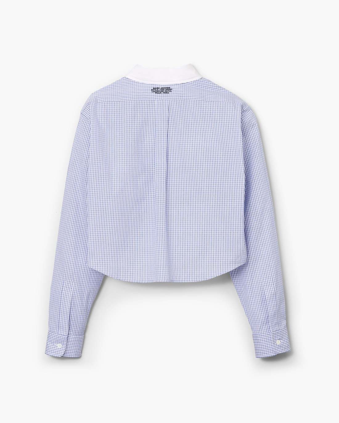 Marc Jacobs The Cropped Femme Shirt Blue Multi READY TO WEAR