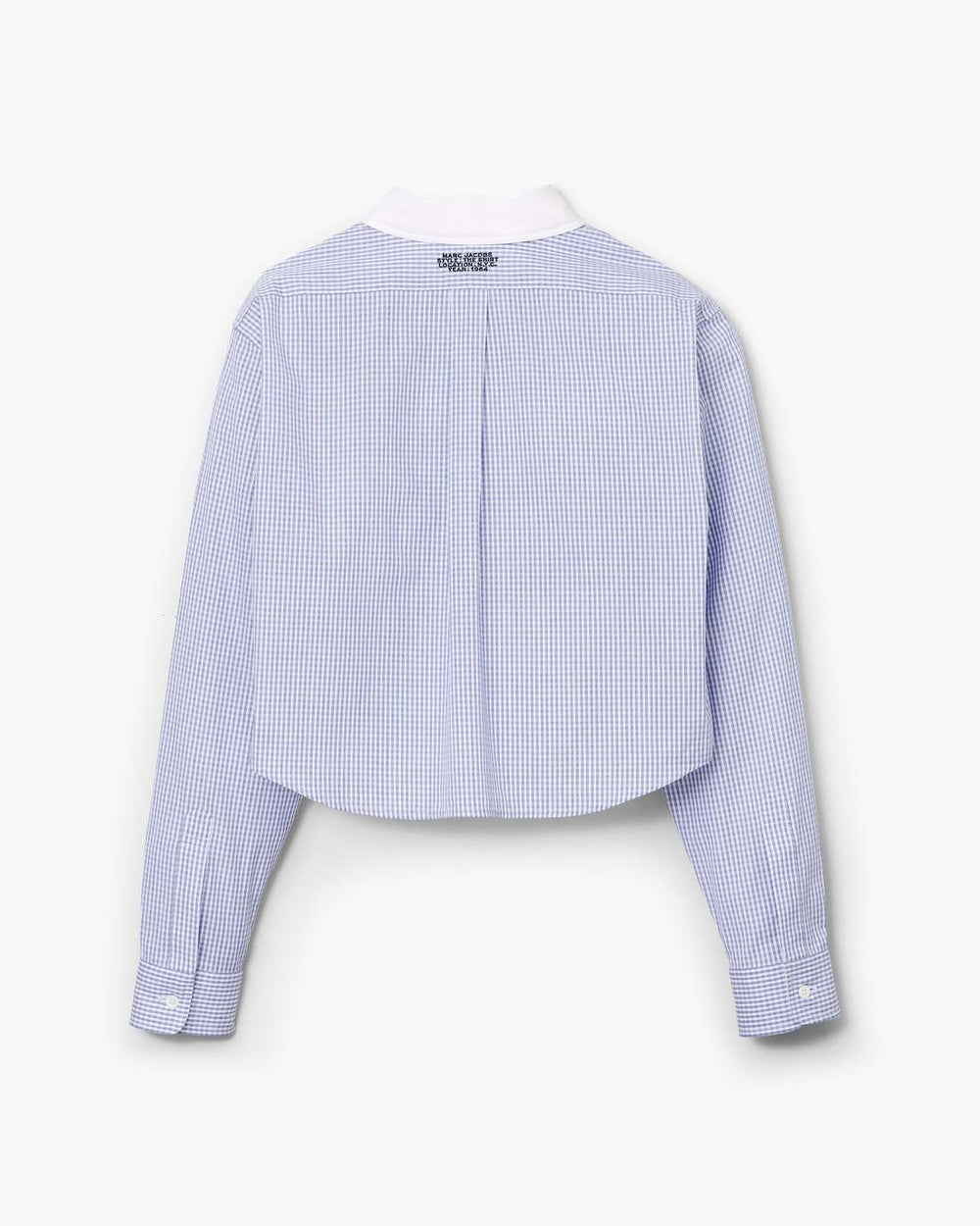 Marc Jacobs The Cropped Femme Shirt Blue Multi READY TO WEAR