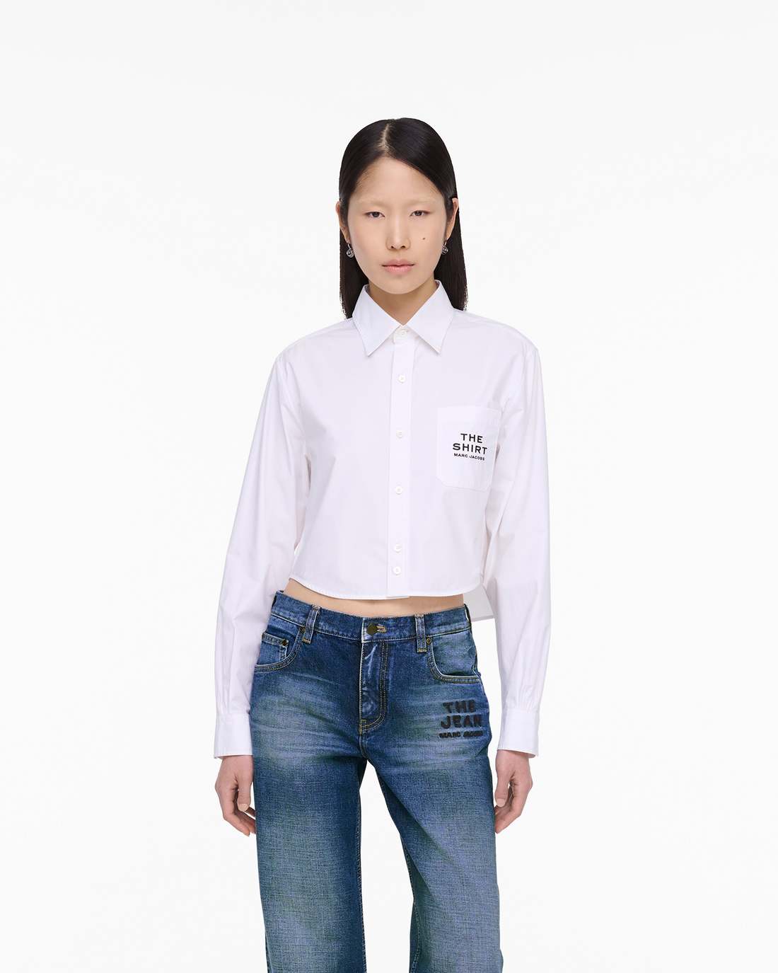Marc Jacobs THE CROPPED FEMME SHIRT White READY TO WEAR