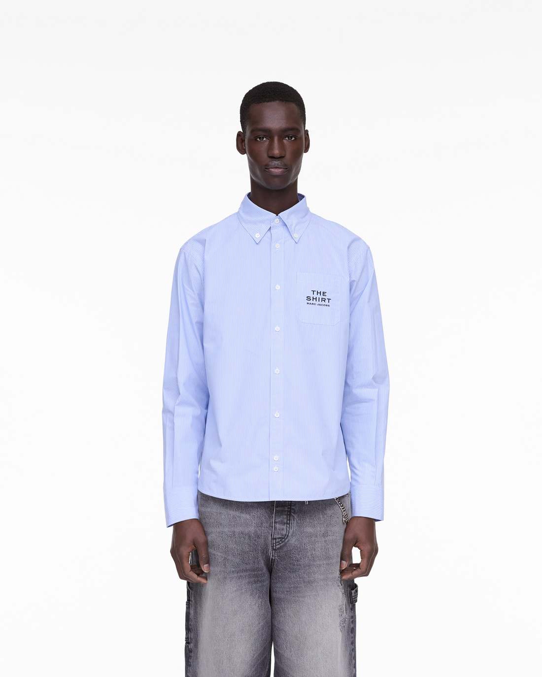 Marc Jacobs THE STRIPED SHIRT Sky Blue READY TO WEAR