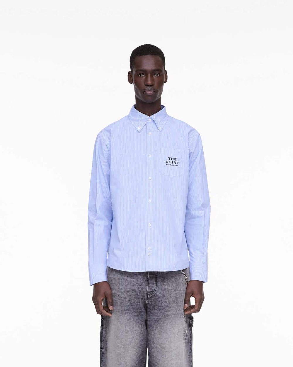 Marc Jacobs THE STRIPED SHIRT Sky Blue READY TO WEAR