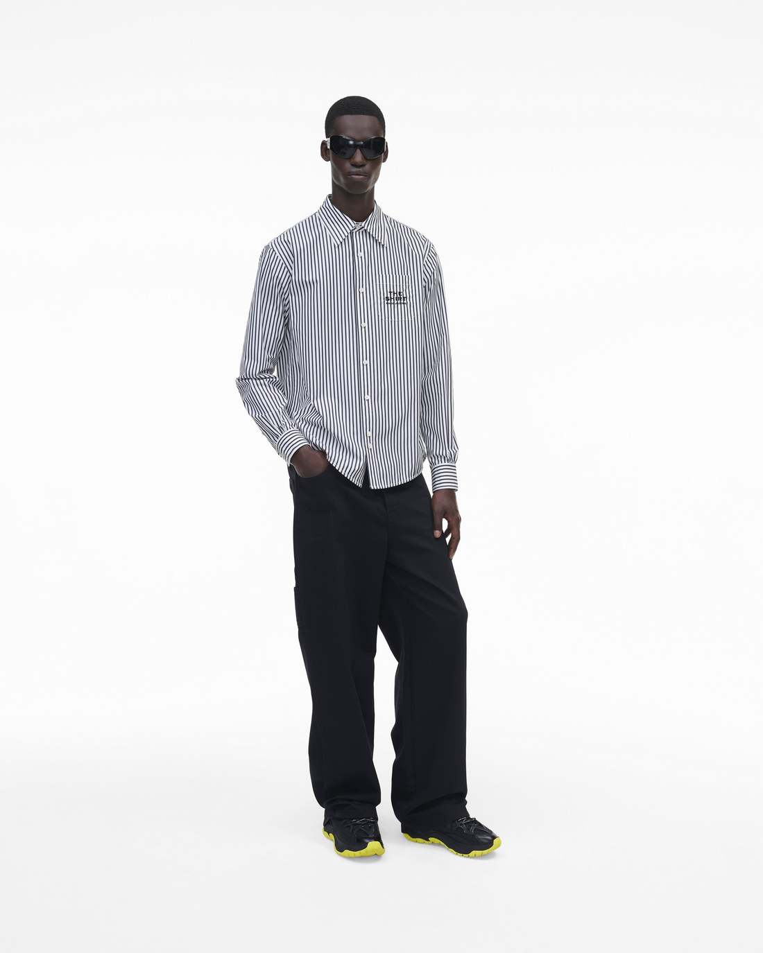 Marc Jacobs The Striped Shirt Black/White READY TO WEAR