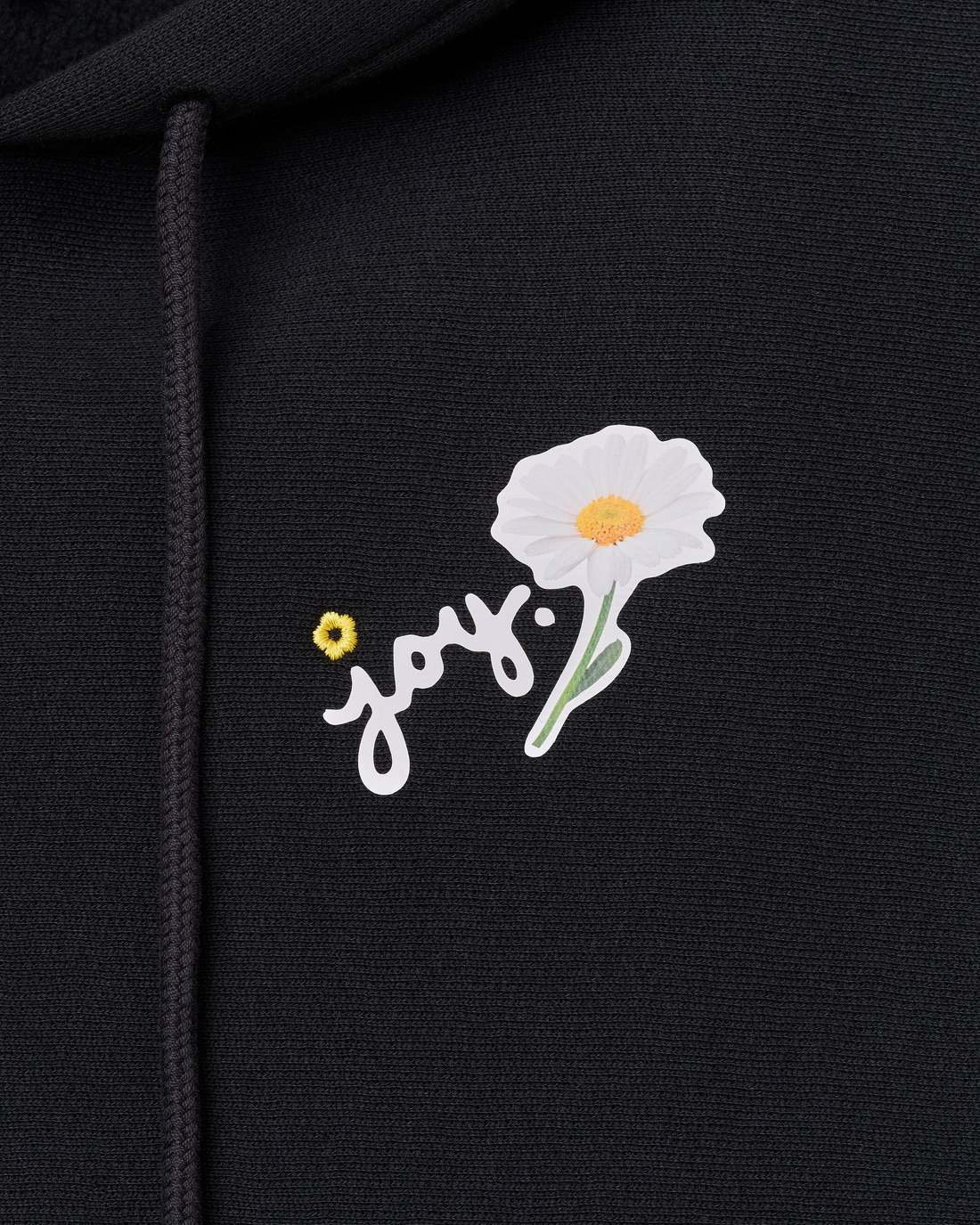 Marc Jacobs Marc Is Joy Daisy Hoodie Black READY TO WEAR