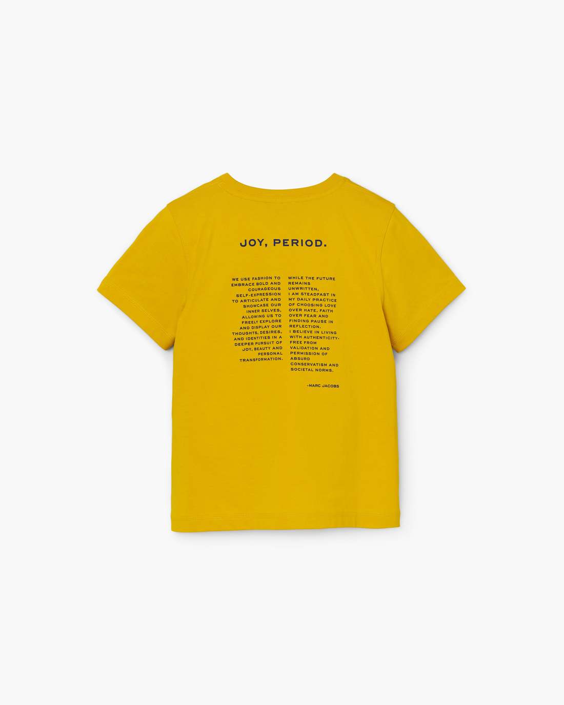 Marc Jacobs Joy. Slim Tee Joy Yellow READY TO WEAR