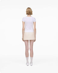 Marc Jacobs Charm Logo Shrunken Tee White READY TO WEAR|NEW ARRIVALS
