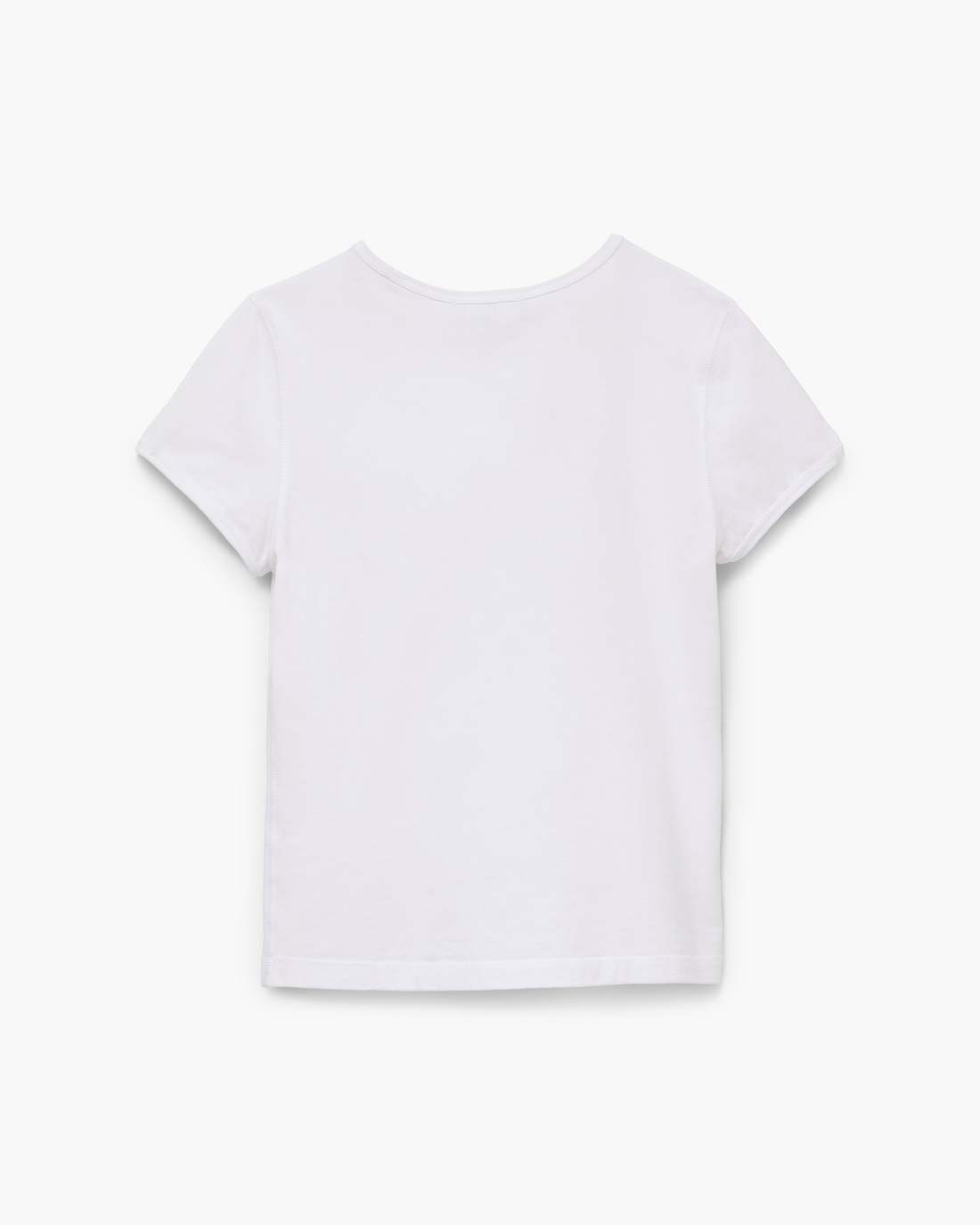 Marc Jacobs Charm Logo Shrunken Tee White READY TO WEAR|NEW ARRIVALS